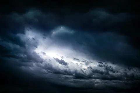 Dramatic Clouds Background Foto stock