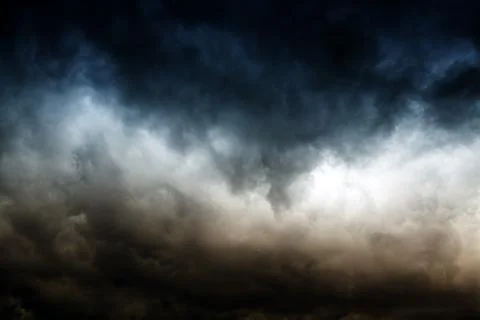 Dramatic Clouds Background Stock Photos