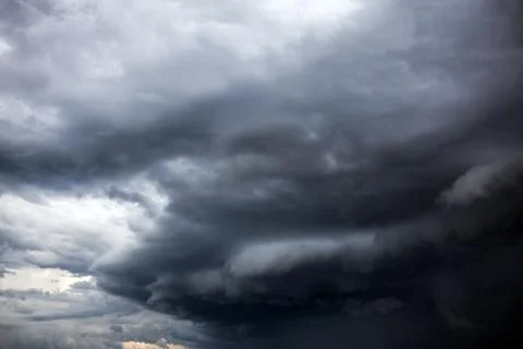 Dramatic Clouds Background Stock Photos