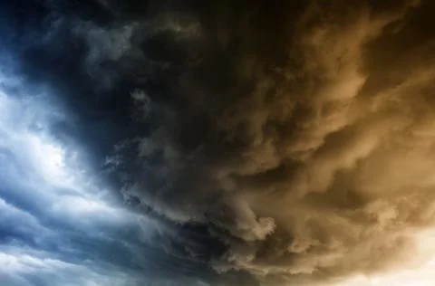 Dramatic Clouds Background Foto stock
