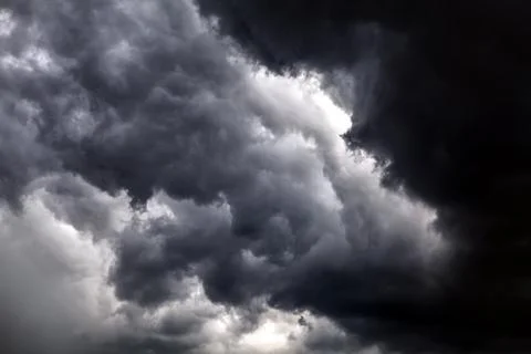 Dramatic Clouds Background Stock-Fotos