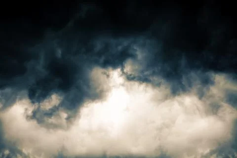 Dramatic Clouds Background Stock-Fotos