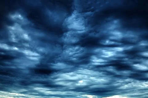Dramatic Clouds Background Stock Photos