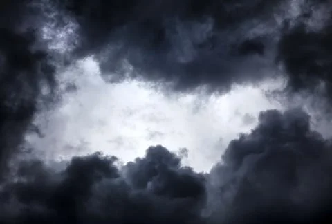 Dramatic Clouds Background Stock Photos