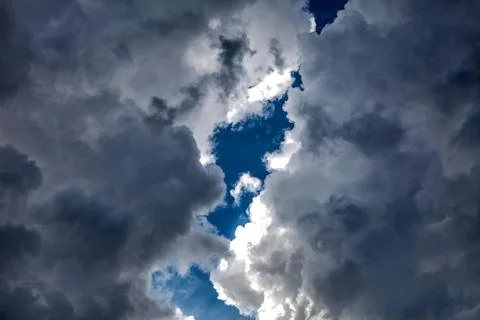 Dramatic Clouds Background Foto stock