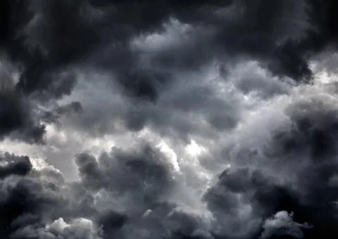 Dramatic Clouds Background Foto stock