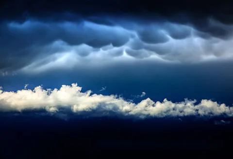 Dramatic Clouds Background Foto stock
