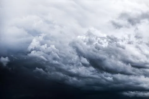 Dramatic Clouds Background Stock Photos
