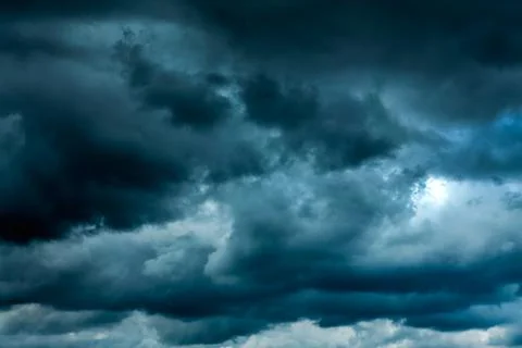 Dramatic Clouds Background Stock Photos