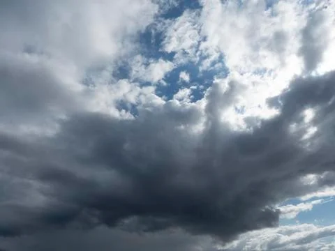 Dramatic clouds in the blue sky 写真素材