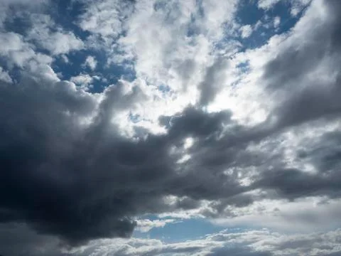 Dramatic clouds in the blue sky 写真素材