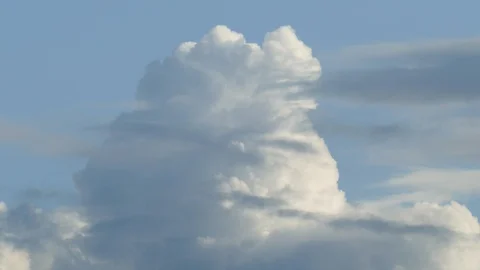 Dramatic clouds at evening Stock Footage 117161943