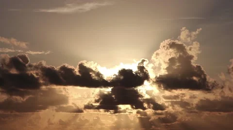 Dramatic clouds Stock Footage 40750295