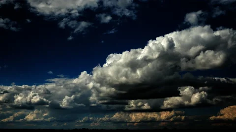 Dramatic Clouds HDR and Contrasty Awesome Image Time Lapse Stock Footage 54716967