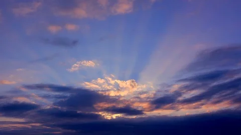 Dramatic clouds, Hokkaido, Japan Video stock 89830036