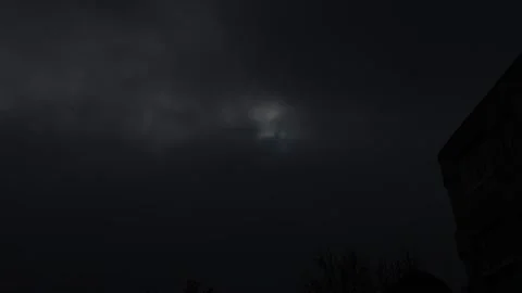 Dramatic Clouds motion time-lapse Stock Footage 145877607