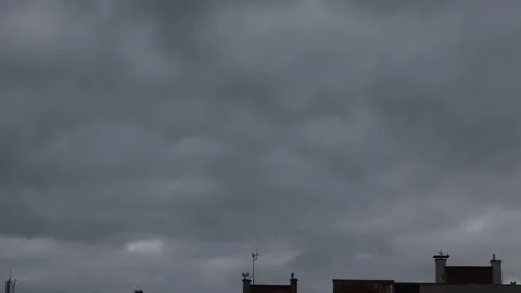 Dramatic Clouds motion time-lapse Stock Footage 145880391