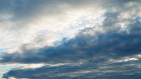 Dramatic clouds move across the sky. Stock Footage 248955567