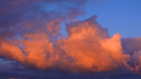 Dramatic clouds, Niigata Prefecture, Japan Video stock 89832230