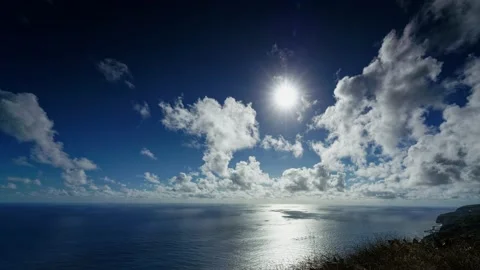 Dramatic clouds over ocean Stock-Footage 237994056