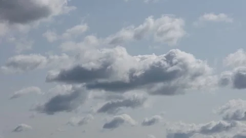 Dramatic clouds over sky captured in timelapse Stock Footage 311976517