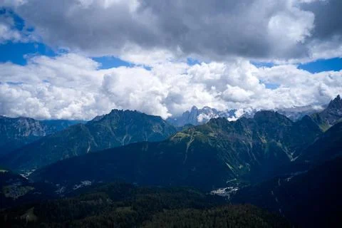 Dramatic clouds over Troodo mountains. Austria Stock Photos