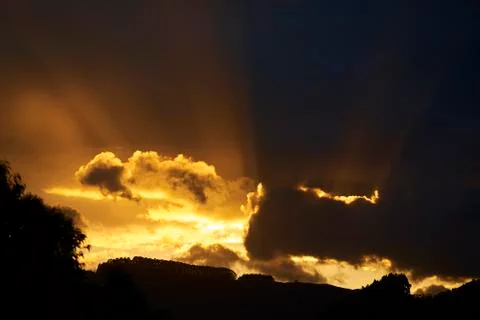 Dramatic clouds Stock Photos