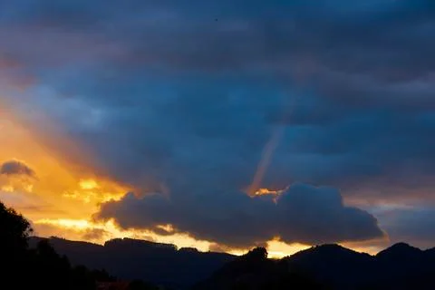 Dramatic clouds Stock Photos