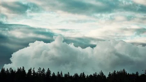 Dramatic Clouds 写真素材