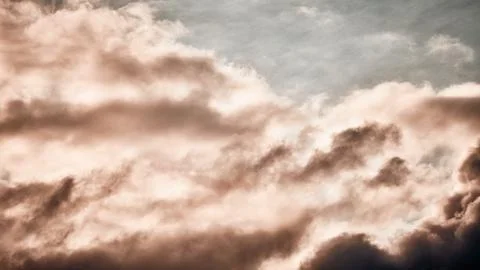 Dramatic Clouds 写真素材