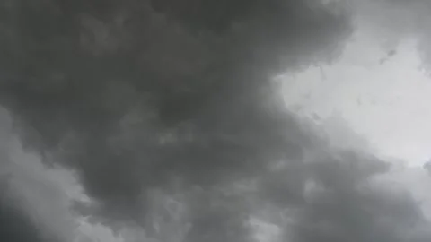 Dramatic clouds on the sky. Dark and stormy clouds. Stock Footage 276004270