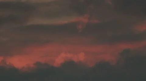 Dramatic clouds on the sky Stock Footage