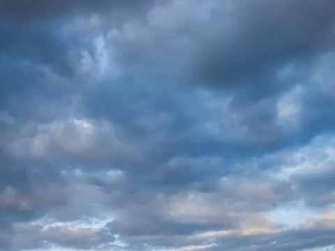 Dramatic clouds in the sky. Stock Photos
