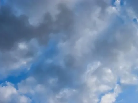 Dramatic clouds in the sky. Stock Photos