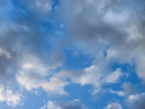 Dramatic clouds in the sky. Stock Photos