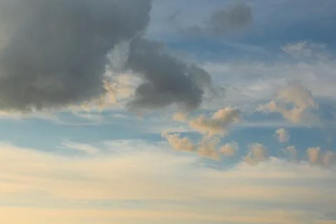 Dramatic Clouds in the Sky Stock Photos