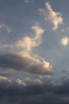 Dramatic Clouds in the Sky Foto stock