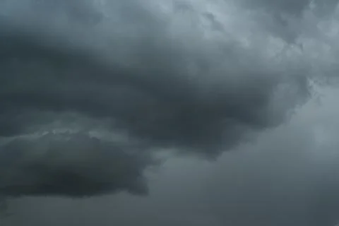 Dramatic clouds on sky before storm Stock Photos