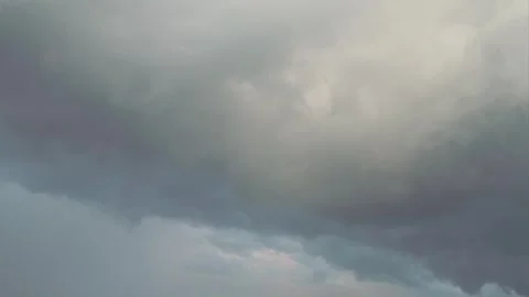 Dramatic clouds before the storm Stock Footage 329038877