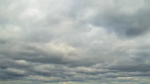 Dramatic clouds before the storm Stock Footage 329982434