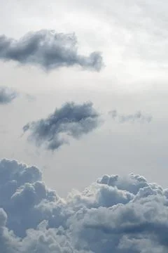Dramatic clouds before a storm. Stock Photos