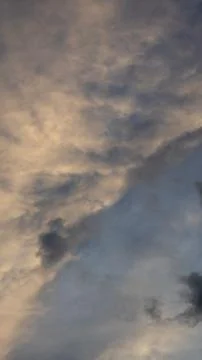 Dramatic Clouds at Sunset Foto stock