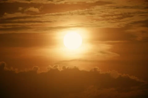 Dramatic Clouds at Sunset Timelapse Stock Footage 317427158