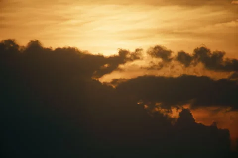 Dramatic Clouds at Sunset Timelapse Stock Footage 317427201