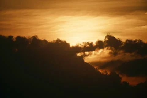 Dramatic Clouds at Sunset Timelapse Stock Footage 317439071