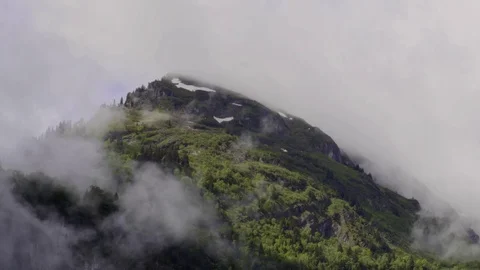 Dramatic Clouds in the Swiss Alps 02 Stock Footage 78599479