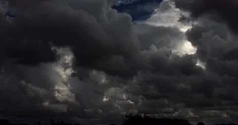 Dramatic Clouds Time Lapse (3240p 23.976) Stock Footage 222144816