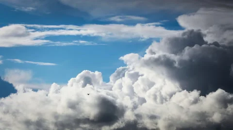 Dramatic clouds time lapse Stock Footage 56514189