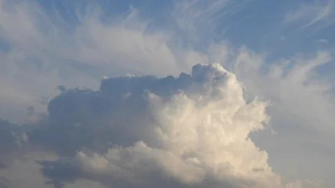 Dramatic clouds time lapse Stock Footage 113760342