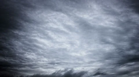 Dramatic Clouds Timelapse Stock Footage 53133756